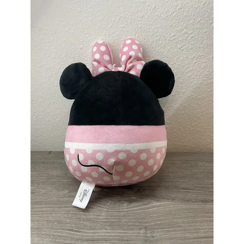 Disney Squishmallows Minnie Mouse Pink Polka Dot 9” Plush Toy NWT